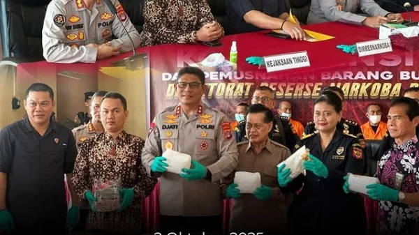 Pengungkapan Kasus dan Pemusnahan Bahan Bukti Narkotika Jenis Sabu