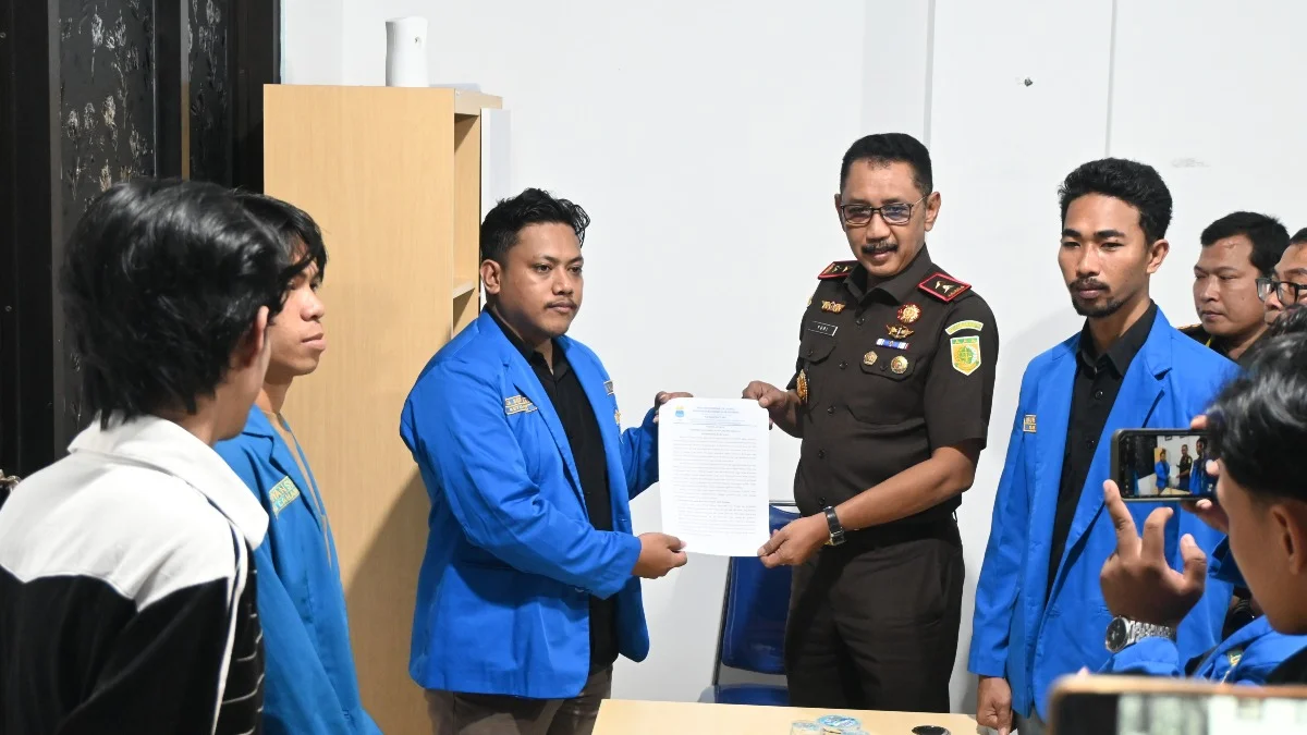 PMII Korcab Kaltara melakukan aksi unjuk rasa dalam rangka momentum peringatan Hari Anti Korupsi Sedunia (Hakordia) Tahun 2025.
