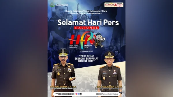 Kejati Kaltara Ucapkan Selamat Hari Pers Nasional