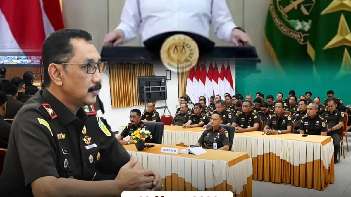 KUNJUNGAN KERJA VIRTUAL JAKSA AGUNG REPUBLIK INDONESIA